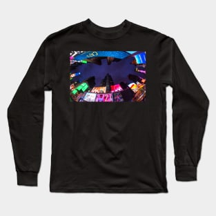 Looking up at Times Square New York Long Sleeve T-Shirt